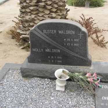 WALDRON Buster 1906-1968 &amp; Molly 1915-1986