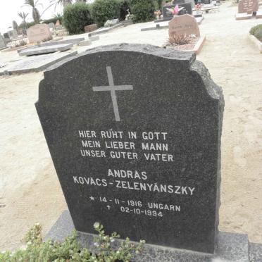 ZELENYANSZKY Andras, Kovacs 1916-1994