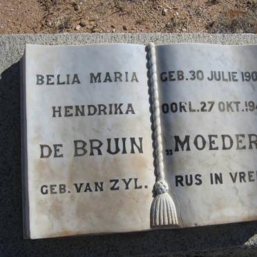 BRUIN Belia Maria Hendrika, de nee VAN ZYL 1900-1948