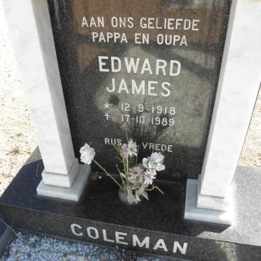 COLEMAN Edward James 1918-1989
