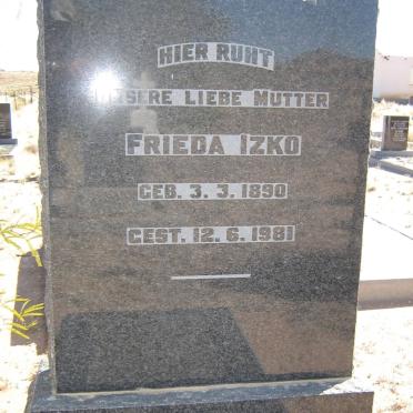IZKO Frieda 1890-1981