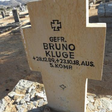 KLUGE Bruno 1889-1918