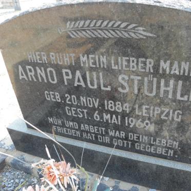 STUHLER Arno Paul 1884-1969