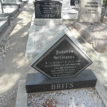 BRITS Jakobus Hermanus 1923-1963