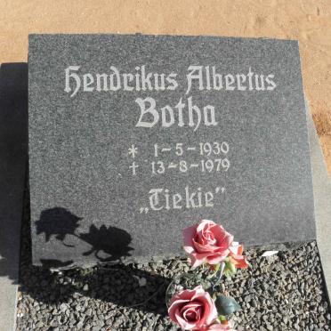 BOTHA Hendrikus Albertus 1930-1979
