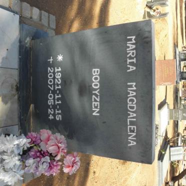 BOOYZEN Maria Magdalena 1921-2007