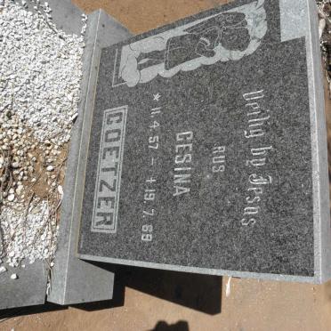 COETZER Gesina 1957-1969