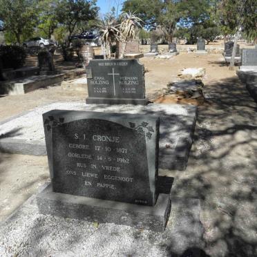 CRONJE S.I. 1871-1962