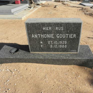 GOUTIER Anthonie 1929-1988