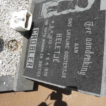 GROBLER Heletje 1970-1970