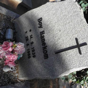 HANEKOM Boy 1939-1986