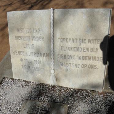 JORDAAN Louis Hendrik 1881-1958