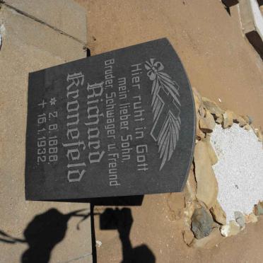 KRONEFELD Richard 1888-1932