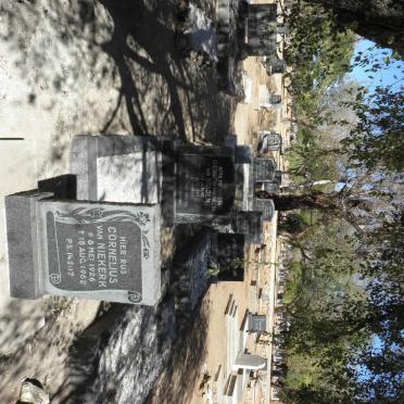 NIEKERK Cornelius, van 1926-1962