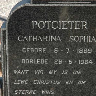 POTGIETER Catharina Sophia 1889-1964