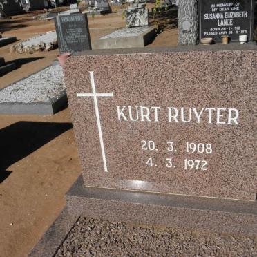RUYTER Kurt 1908-1972