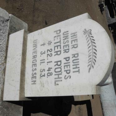 ROHL Peter 1948-1953