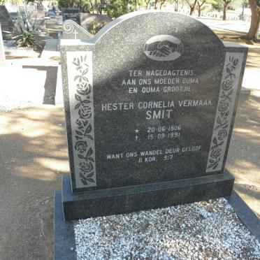 SMIT Hester Cornelia Vermaak 1906-1991