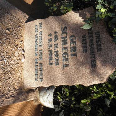 SCHLEGEL Gert 1928-1983