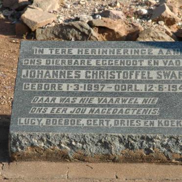 SWARTS Johannes Christoffel 1897-1949
