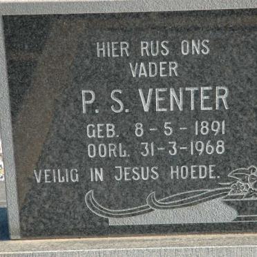 VENTER P.S. 1891-1968