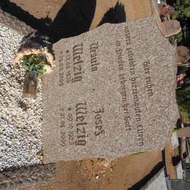 WELZIG Josef 1923-2009 &amp; Ursula 1928-2009