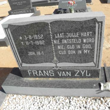 ZYL Frans, van 1952-1982