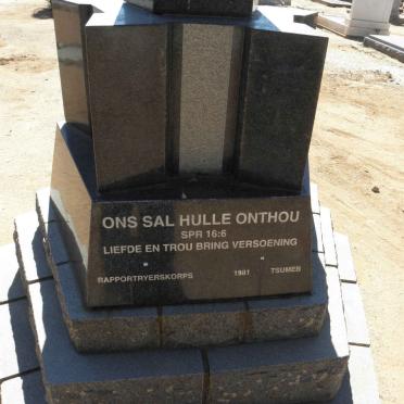 6. Rapportryerskorps monument