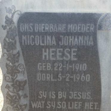 HEESE Nicolina Johanna 1910-1960