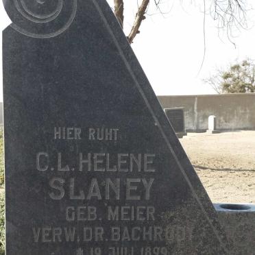 SLANEY C.L. Helene nee MEIER 1899-1962