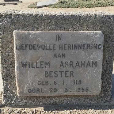 BESTER Willem Abraham 1918-1955