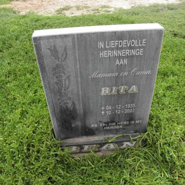 BEAN Rita 1935-2003