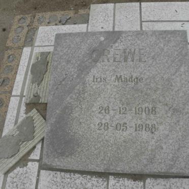 CREWE Iris Madge 1908-1988