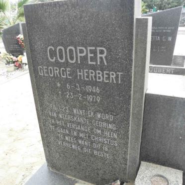COOPER George Herbert 1946-1979