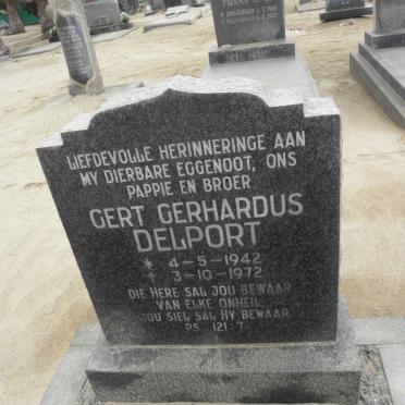 DELPORT Gert Gerhardus 1942-1972