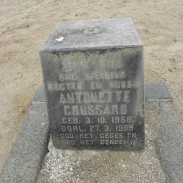 GOUSSARD Antoinette 1968-1969