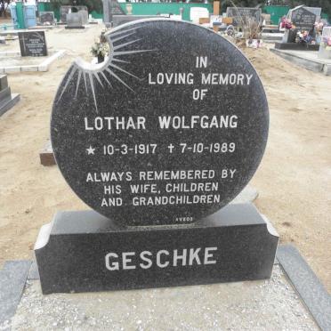 GESCHKE Lothar Wolfgang 1917-1989