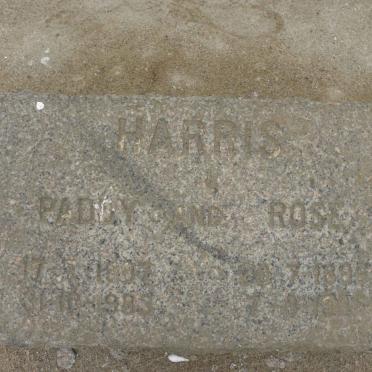 HARRIS Paddy 1907-1983 &amp; Rose 1898-