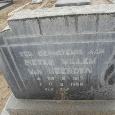 HEERDEN Pieter Willem, van 1917-1966