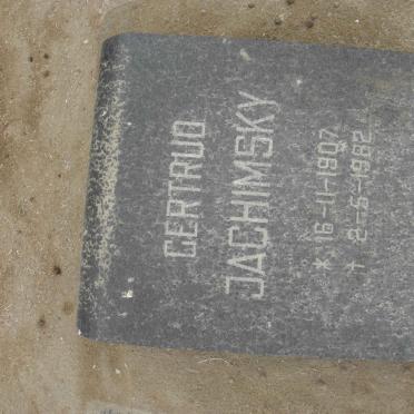 JACHIMSKY Gertrud 1907-1982