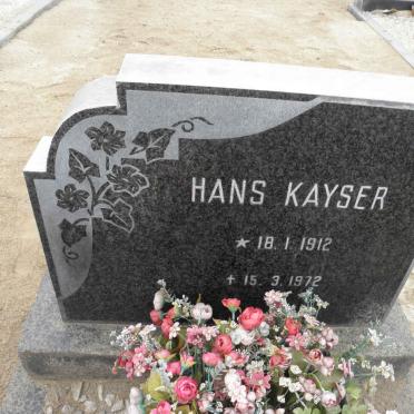 KAYSER Hans 1912-1972