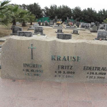KRAUSE Fritz 1909-2001 &amp; Edeltraud 1920-2004 :: KRAUSE Ingrid 1957-1983