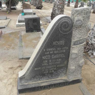MYBURGH Nico Gabriel 1939-1980