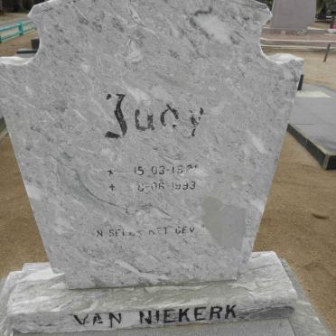 NIEKERK Judy, van 1921-1993