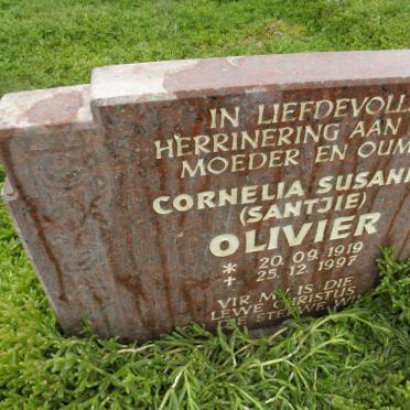 OLIVIER Cornelia Susanna 1919-1997