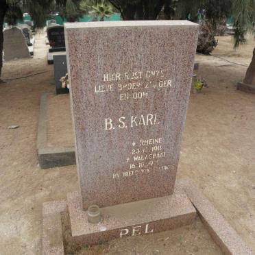 PEL B.S. Karl 1911-1979