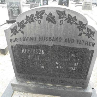 ROBINSON Billy 1927-1979