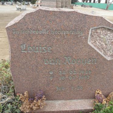 ROOYEN Louise, van 1948-1997