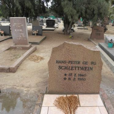 SCHLETTWEIN Hans-Peter Georg 1940-1980