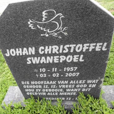 SWANEPOEL Johan Christoffel 1957-2007